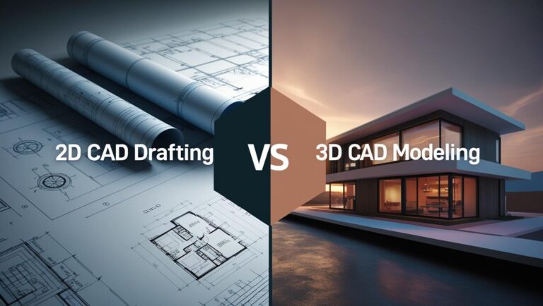 2D CAD Drafting Vs. 3D CAD Modeling