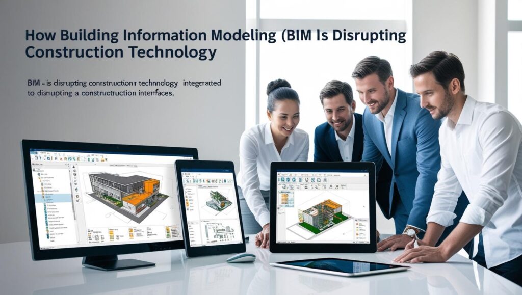 How is BIM central to construction technology disruption?