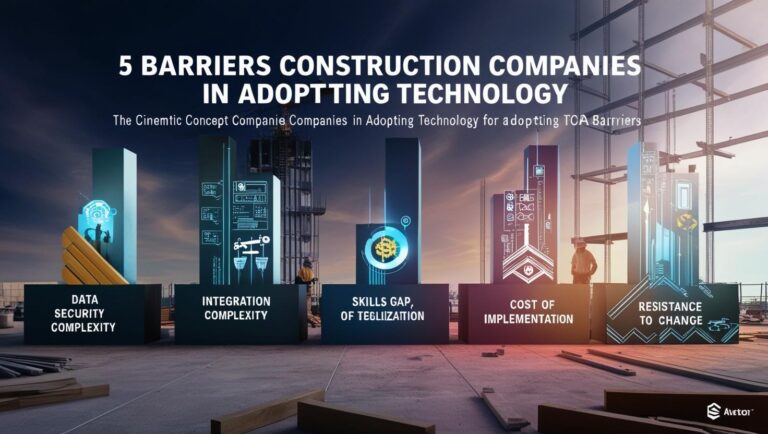 5 Barriers Construction Companies Must Overcome to Benefit from Technology