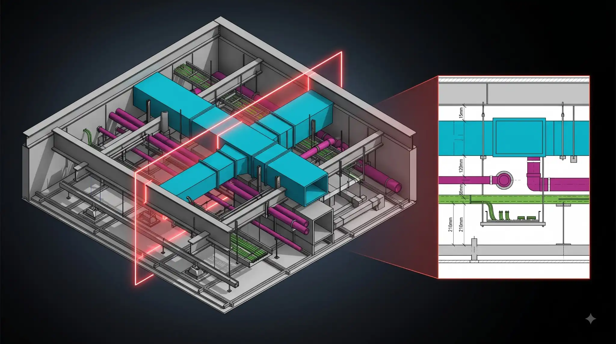 Ceiling coordination coordination drawings