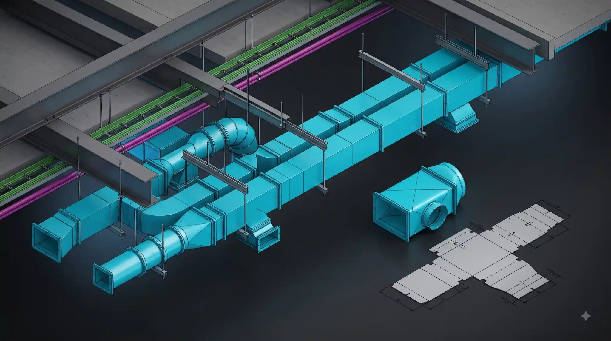 Mechanical and sheet metal shop drawings
