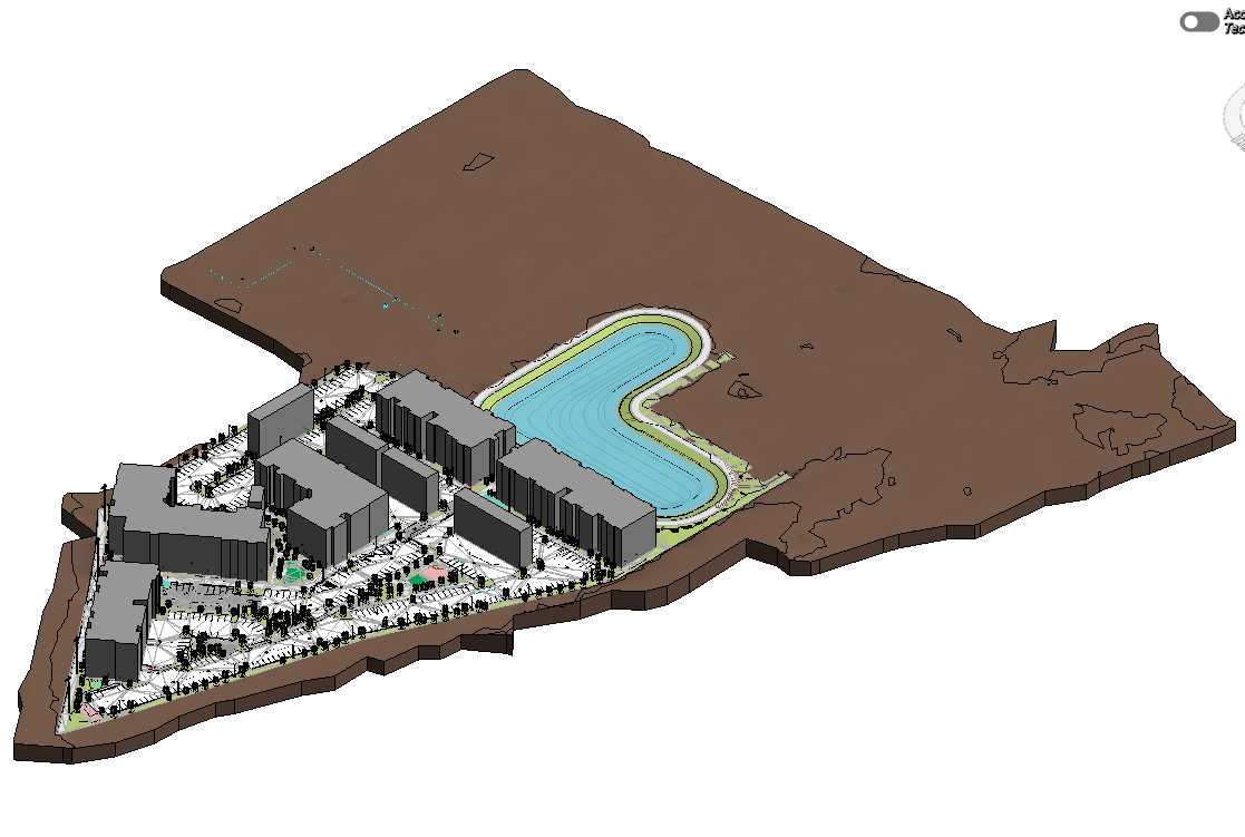 From Survey Data to Construction-Ready Site Intelligence: A BIM Case Study – BIM model view 3