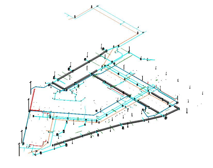 From Survey Data to Construction-Ready Site Intelligence: A BIM Case Study – BIM model view 4