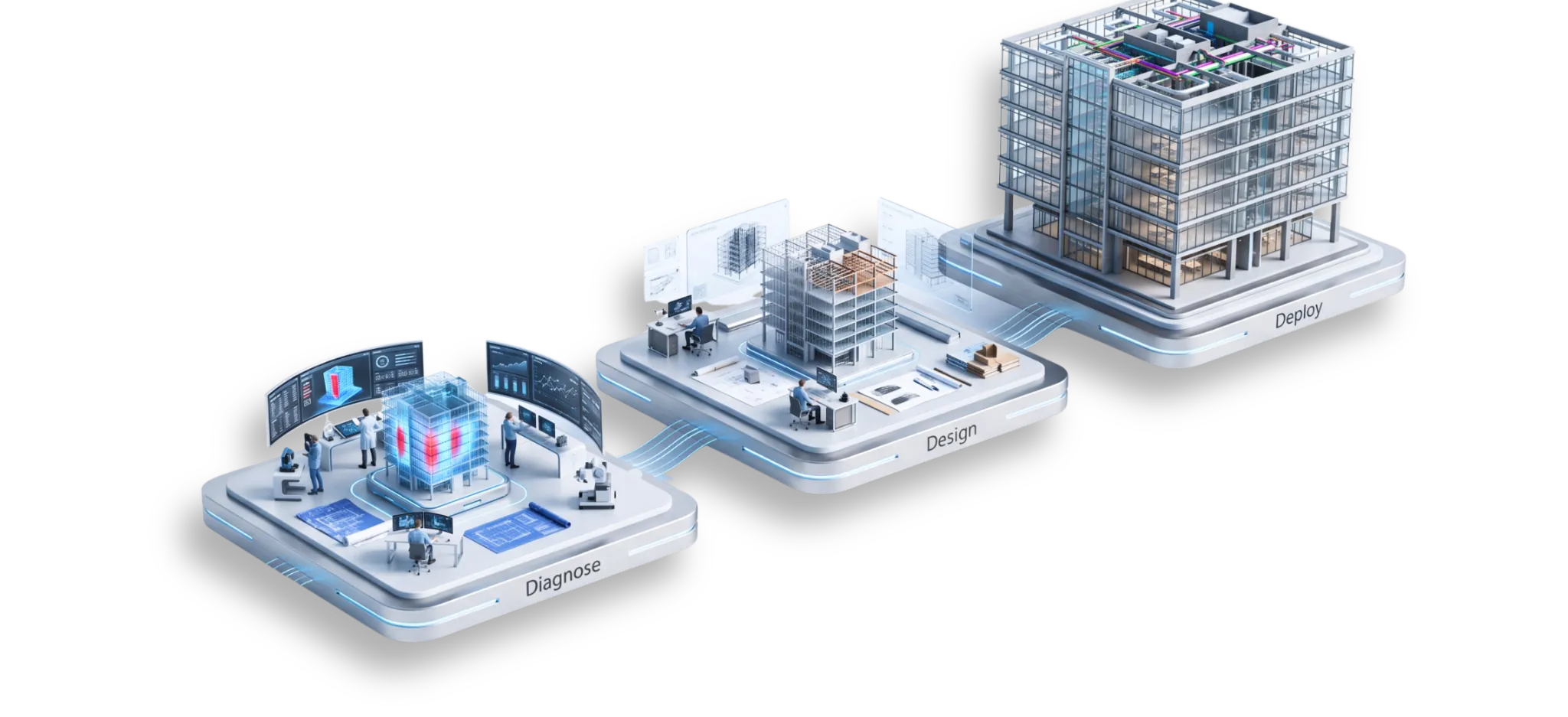Diagnose, Design, Deploy 3D Platforms