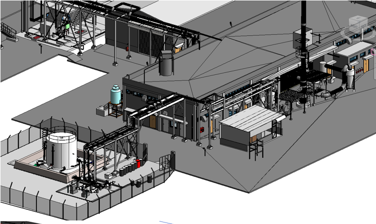 From Undocumented Facility to Expansion-Ready: A Pharma Scan-to-BIM Case Study – BIM model view 3