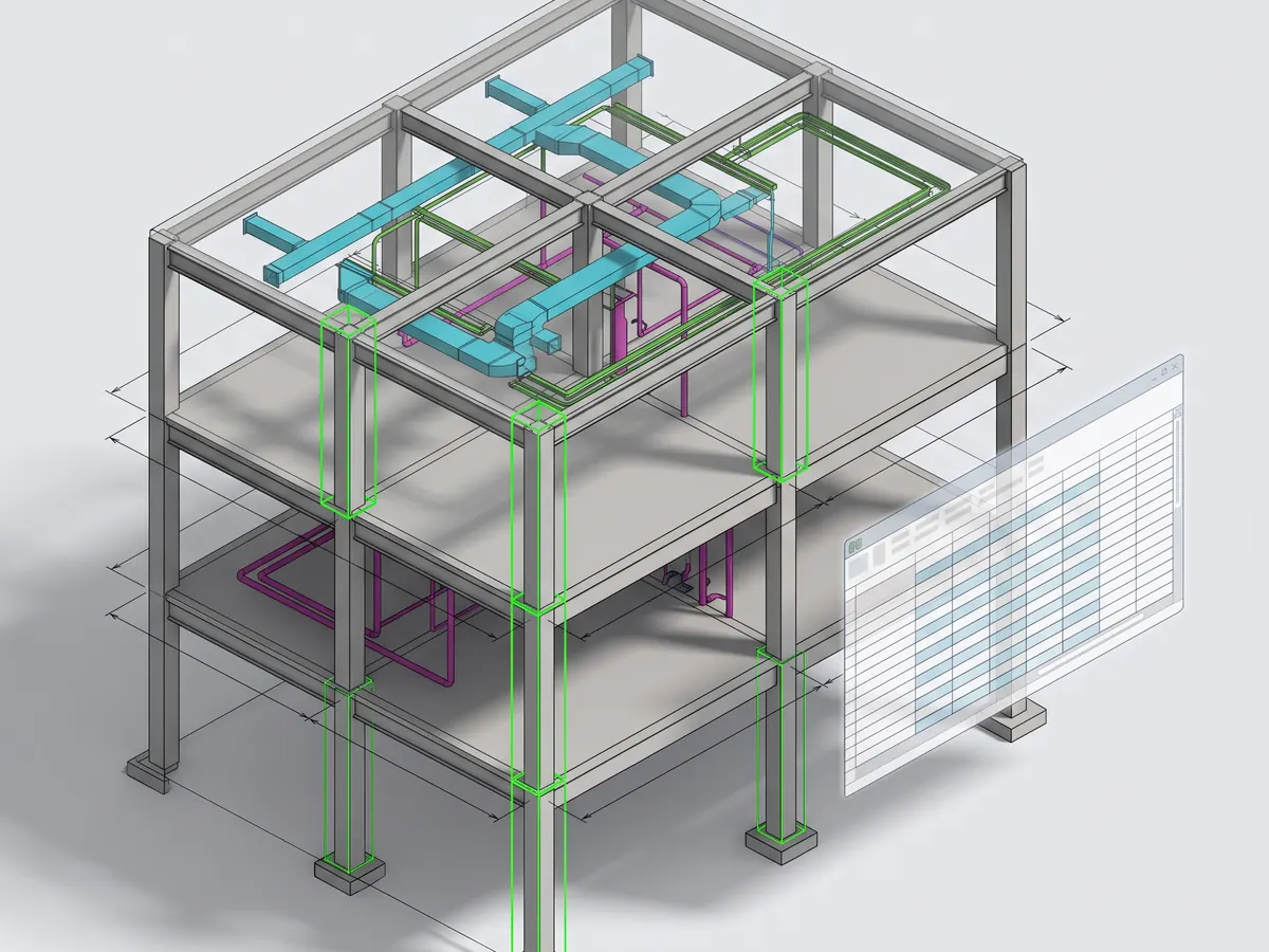 BIM quantity takeoff extraction from structural model