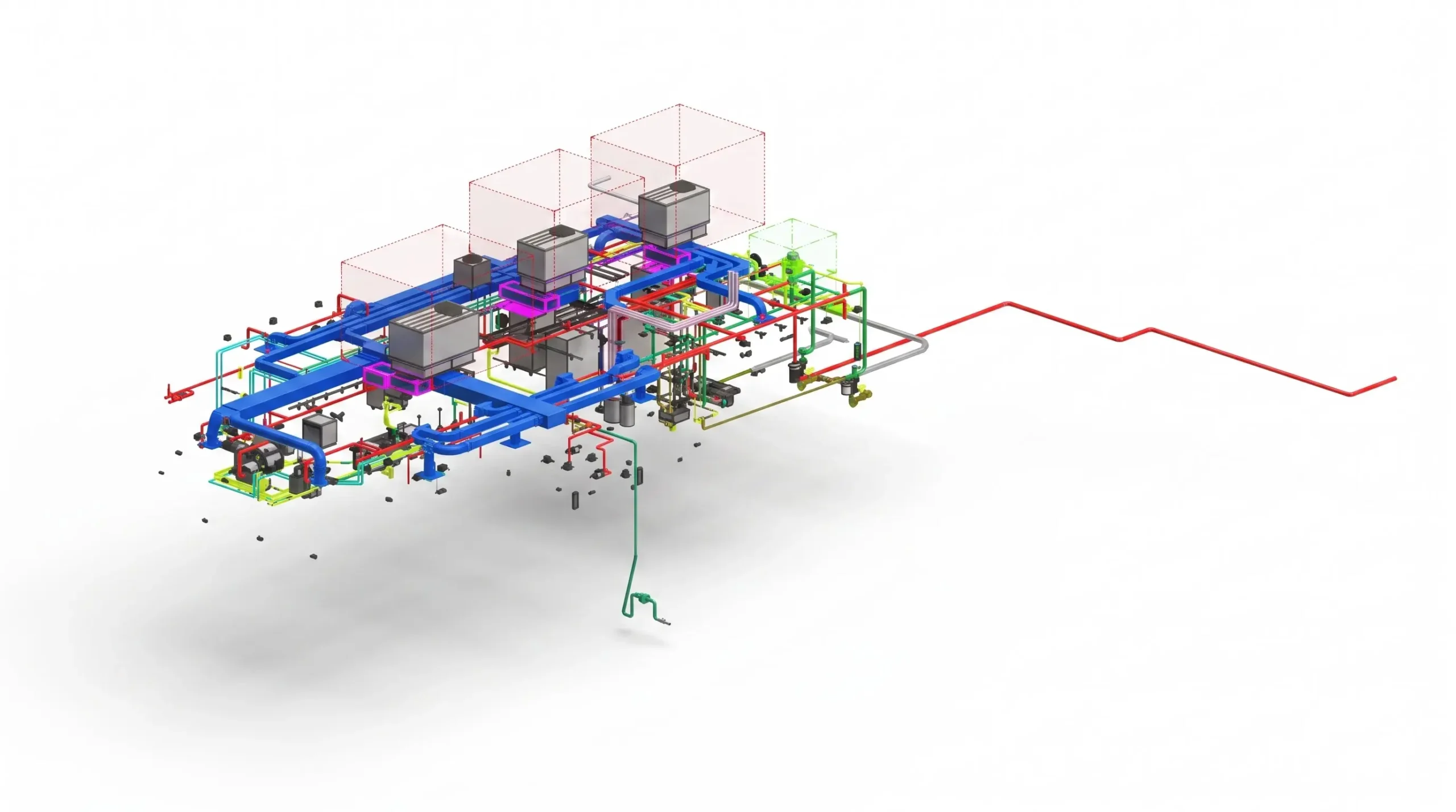 From Complex Restaurant Services to a Coordinated, FM-Ready BIM Model: A Starbucks Case Study – BIM model view 3
